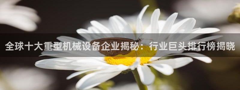金年会平台官网：全球十大重型机械设备企业揭秘：行业巨头排行榜揭晓